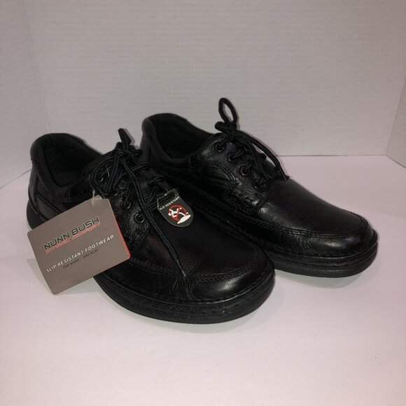 New Nunn Bush Mens Size 8.5 Black Slip-Resistant Work Shoes Oxfords Sneakers main image 6